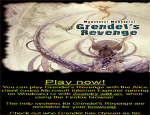 Tablet Screenshot of grendelsrevenge.skotos.net